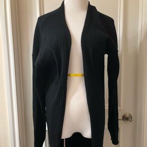 Small Forever 21 Black Long Cardigan